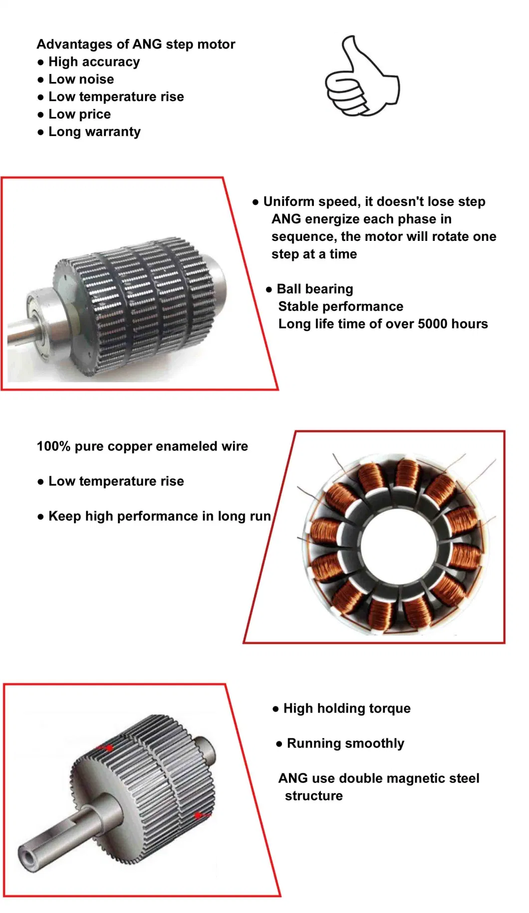 NEMA 8 11 14 17 23 24 34 42 52 Hybrid Driver Linear Planetary Gear Brake Double Dual Shaft CNC 3D Printer Machine Stepper Motor