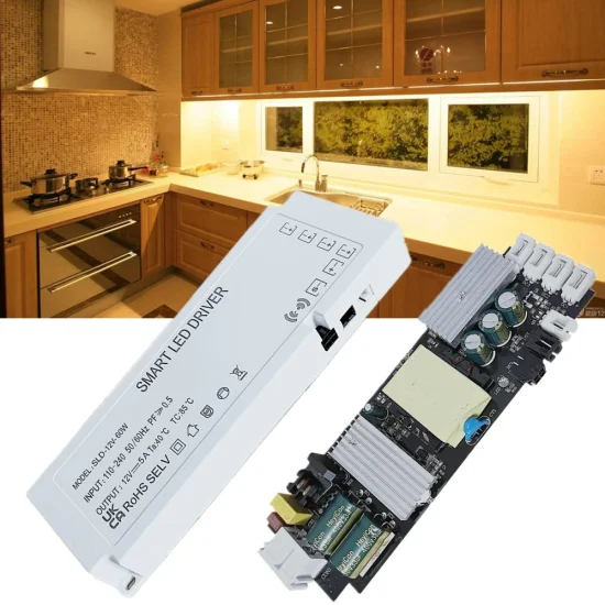 Светодиодный источник питания для кухонного шкафа, умный светодиодный драйвер 12 В, 24 В, 24 Вт, 36 Вт, 40 Вт, 60 Вт, 100 Вт, 150 Вт